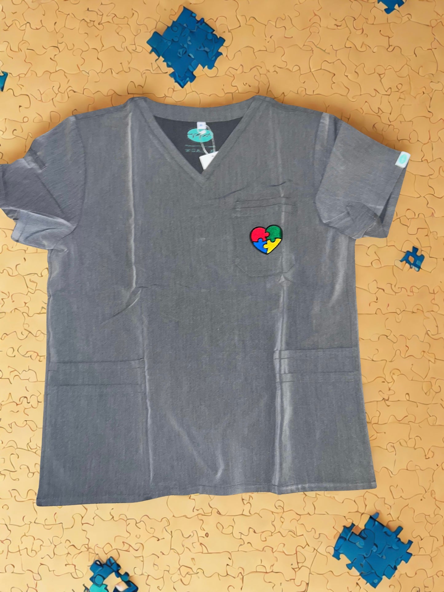 Autism Awareness Grey Top