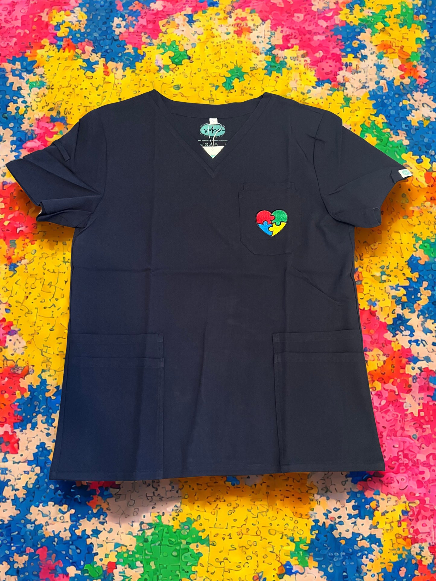 Autism Awareness Navy Top